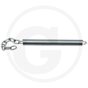 Zugfeder-Schar Verzinkt M. Kette 7 Gl. Granit 18034 490651